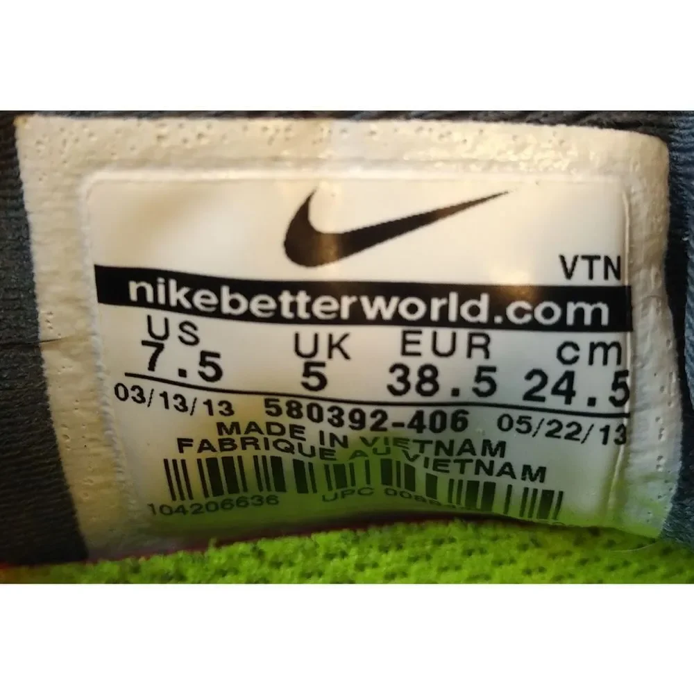 Nike Free 3.0 V5 Running Sneakers Womens Size 7.5 Grey Pink Nike Shoes Training_8